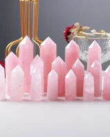 Heart’s Peace - Enlighten Rose Quartz Crystal_3 Enlighten Rose Quartz Crystal, view 3