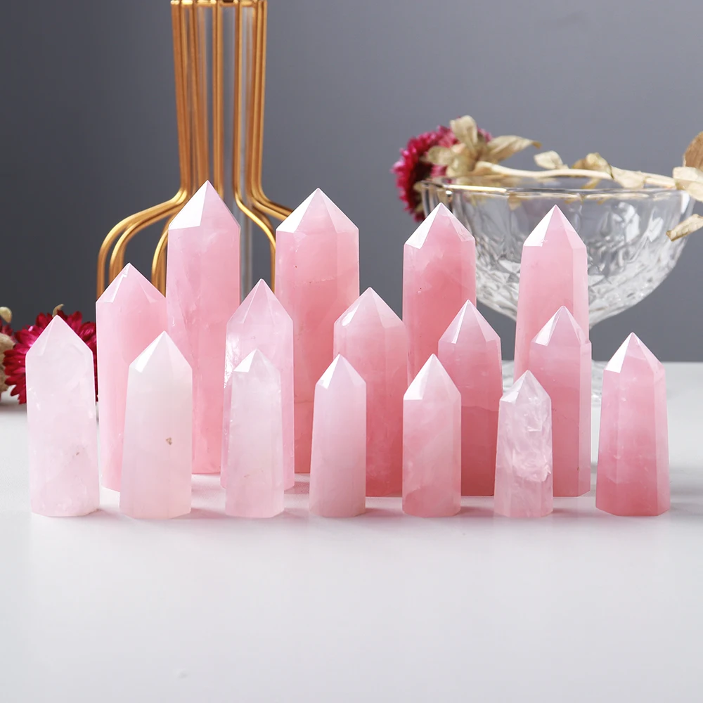 Heart’s Peace - Enlighten Rose Quartz Crystal_3 Enlighten Rose Quartz Crystal, view 3