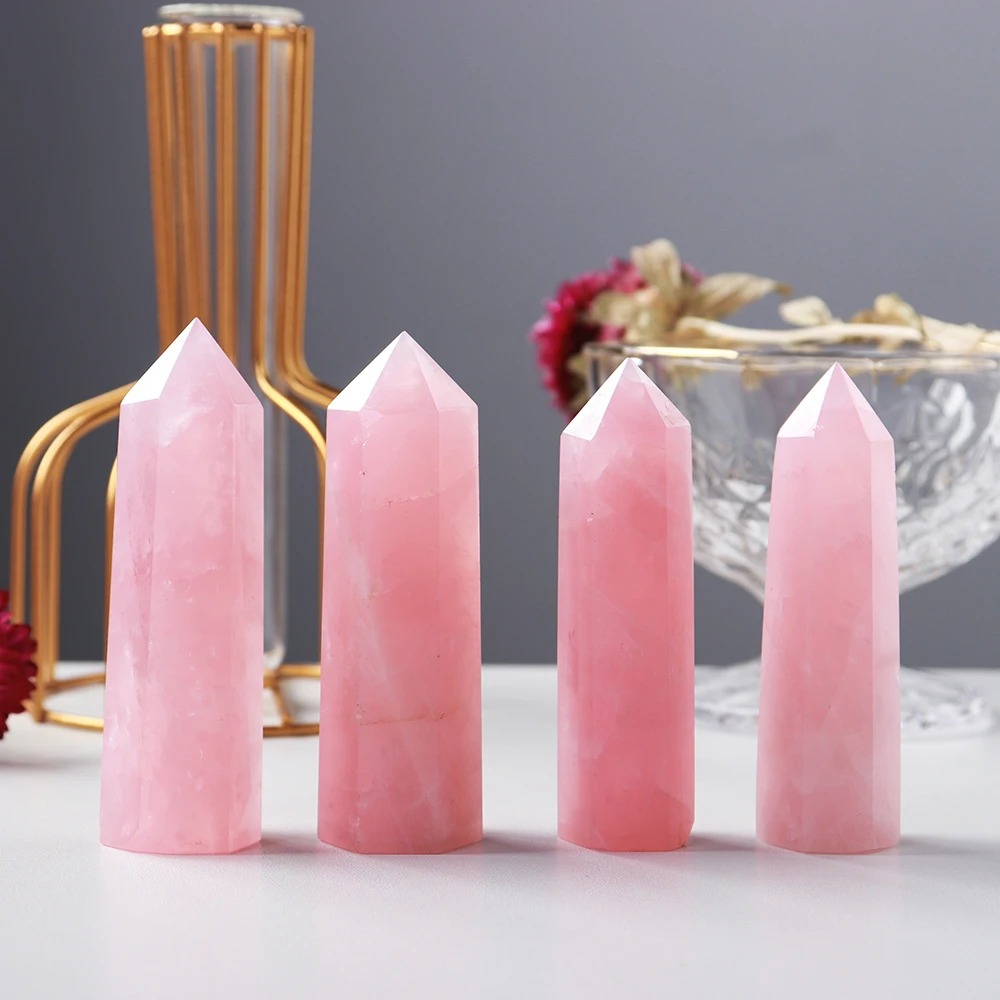Heart’s Peace - Enlighten Rose Quartz Crystal_4 Enlighten Rose Quartz Crystal, view 4
