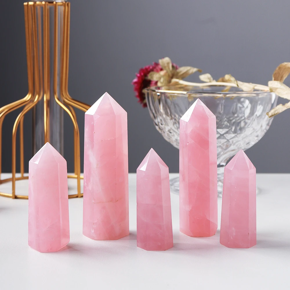 Heart’s Peace - Enlighten Rose Quartz Crystal_6 Enlighten Rose Quartz Crystal, view 6