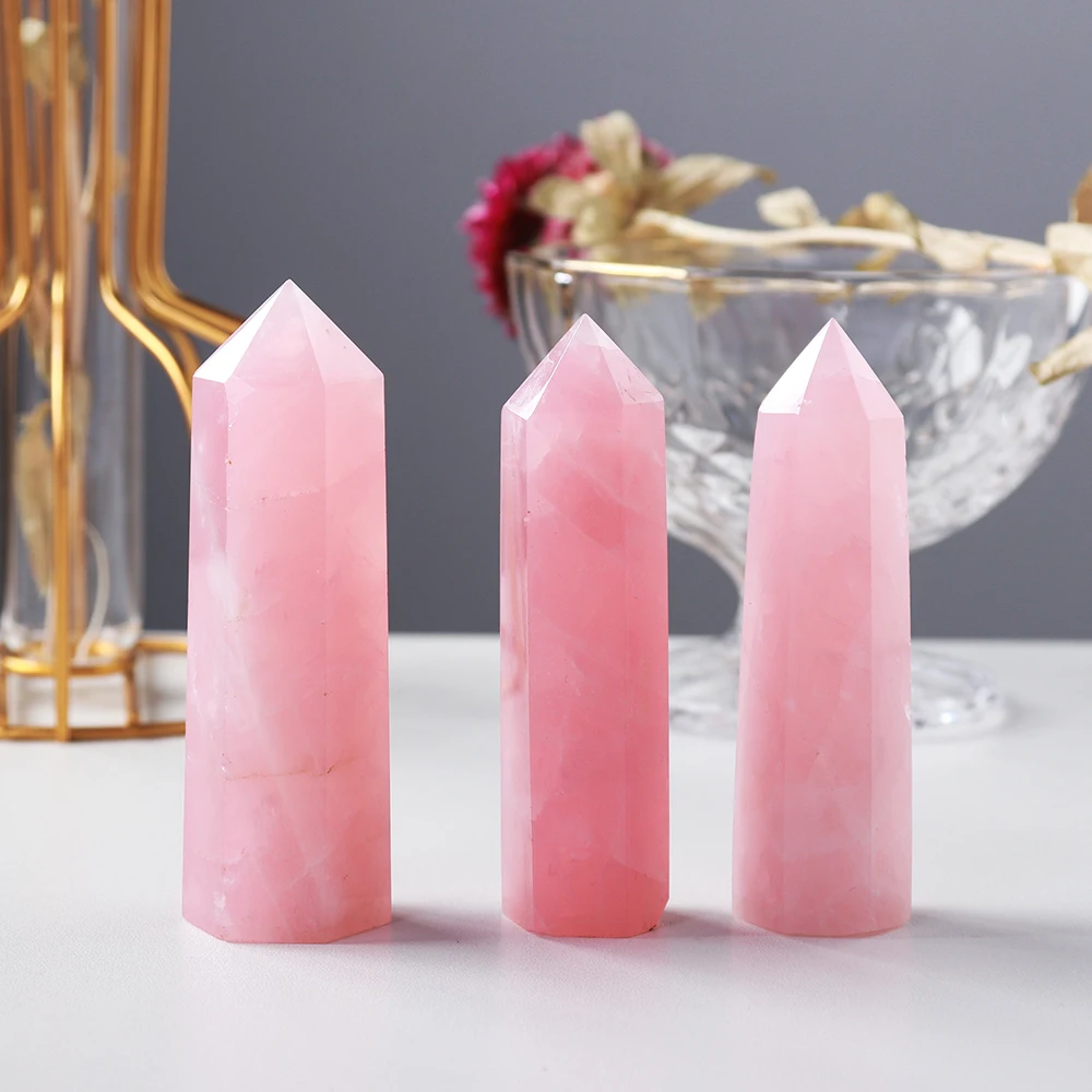 Heart’s Peace - Enlighten Rose Quartz Crystal_7 Enlighten Rose Quartz Crystal, view 7