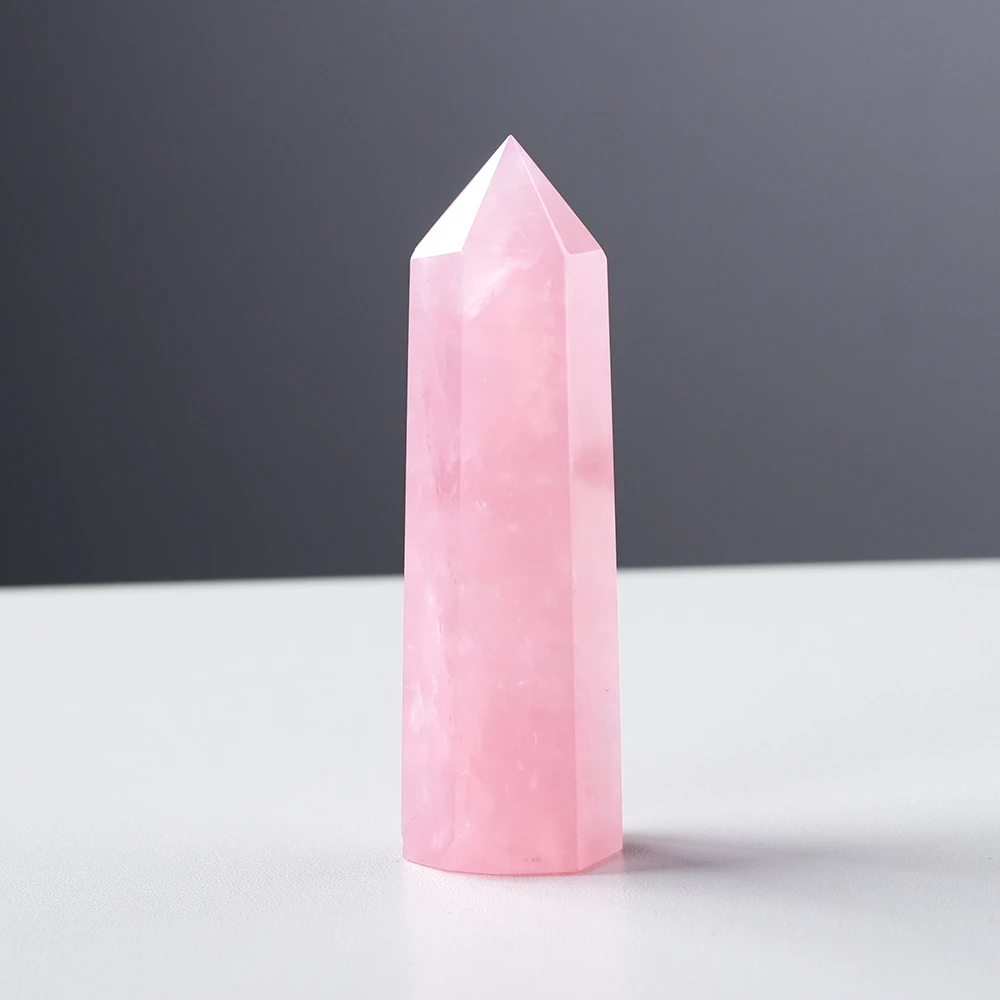 Heart’s Peace - Enlighten Rose Quartz Crystal_9 Enlighten Rose Quartz Crystal, view 9