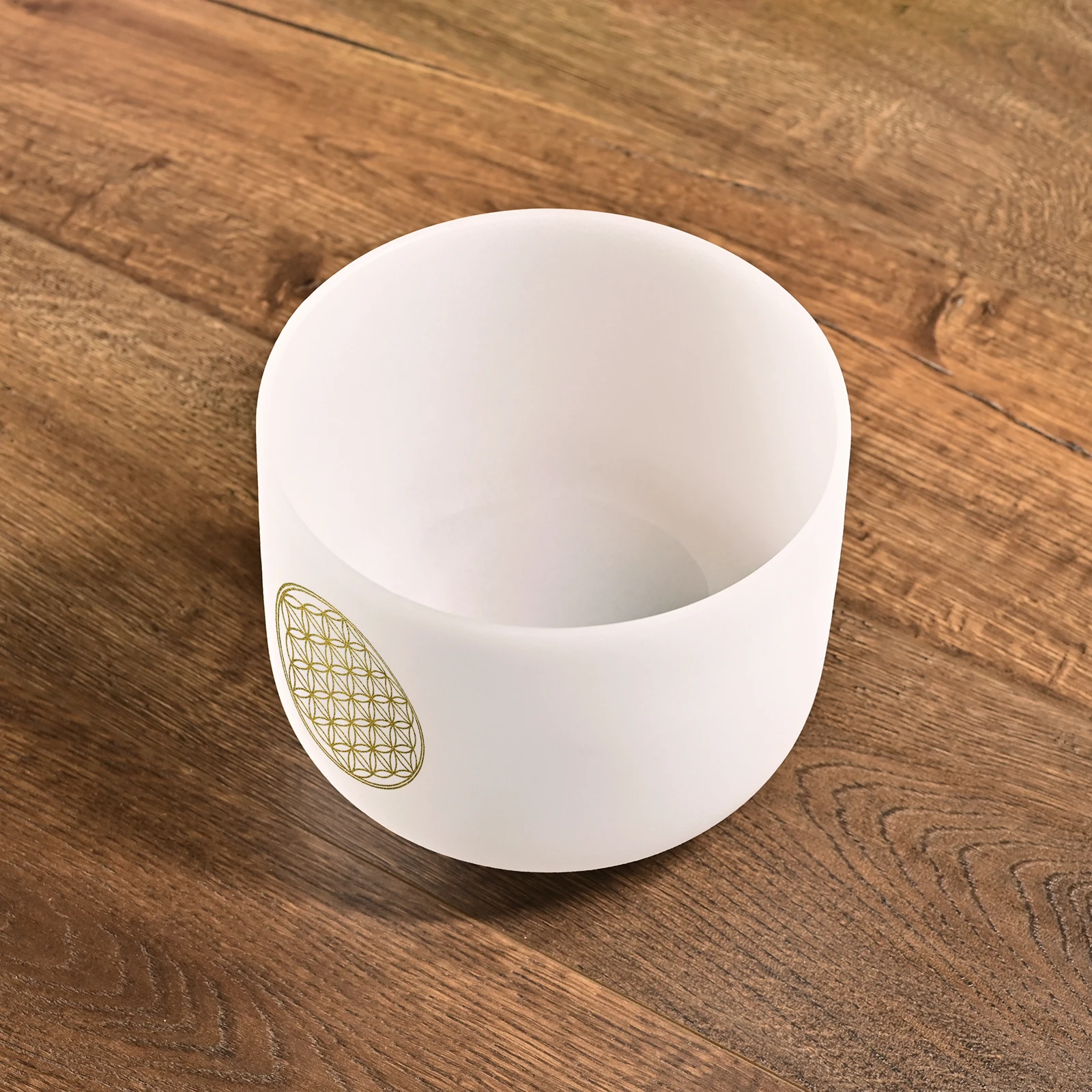 Infinity Light – Frosted flower life Crystal singing bowl set_5 Flower of life - Crystal singing bowl set, view 5