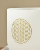 Infinity Light – Frosted flower life Crystal singing bowl set_6 Flower of life - Crystal singing bowl set, view 6