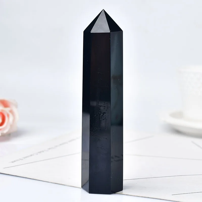 Shield Your Energy - Obsidian Crystal Tower_1 Dark Obsidian Crystal Tower