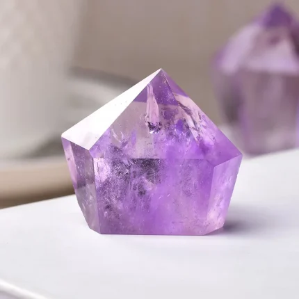 Unleash Tranquility - Amethyst Crystal Tower_1 Tranquility Amethyst Crystal Tower