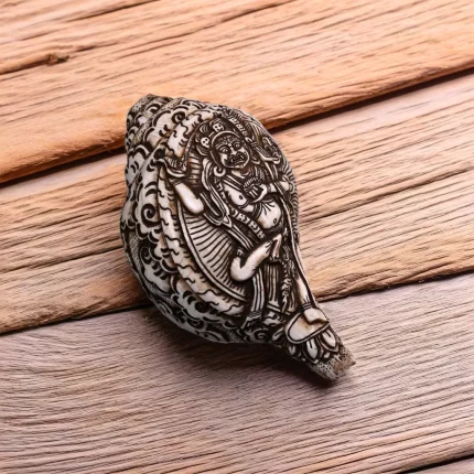Handcrafted Mahakala Conch Shell, view 2